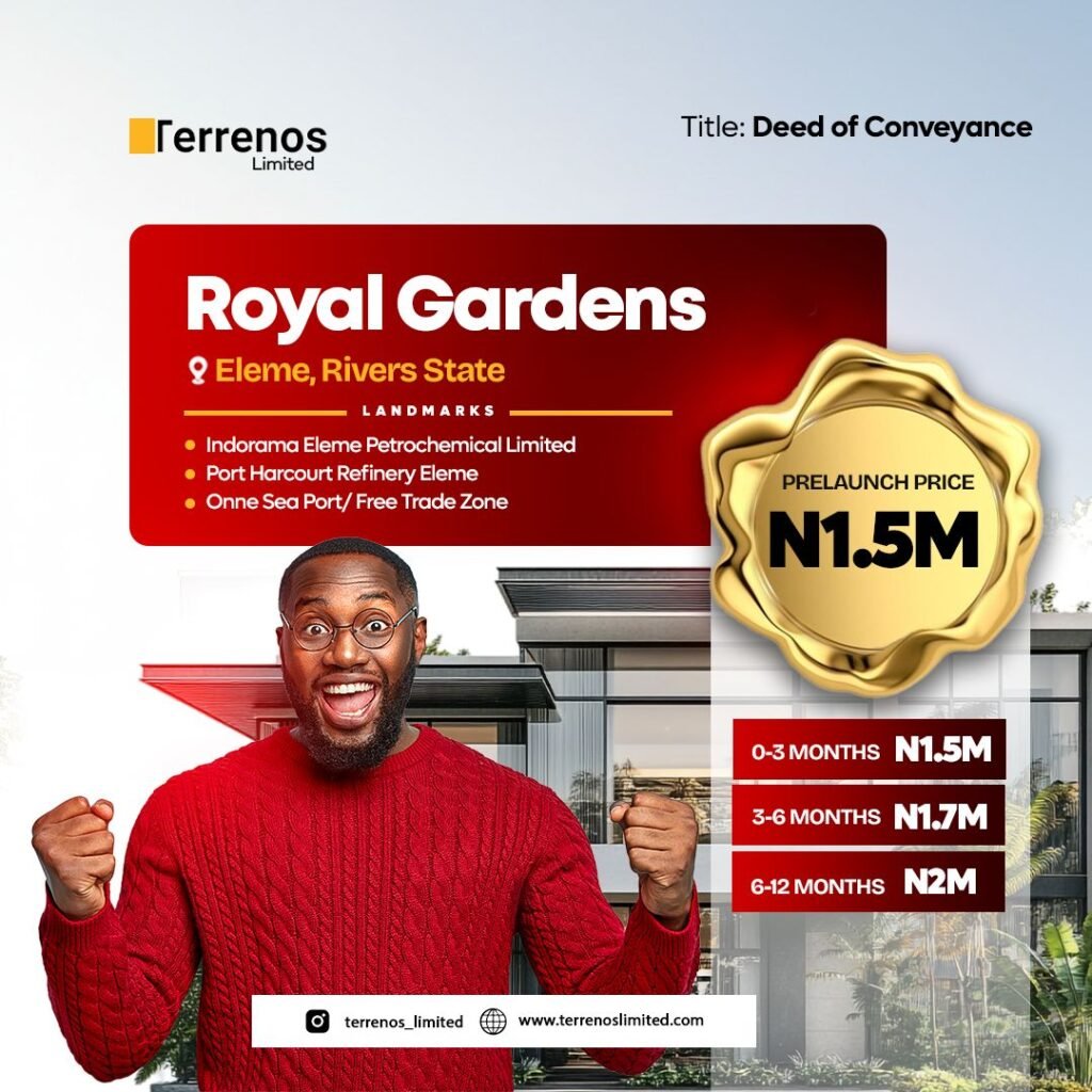 Royal Gardens - Eleme, Port Harcourt. River State