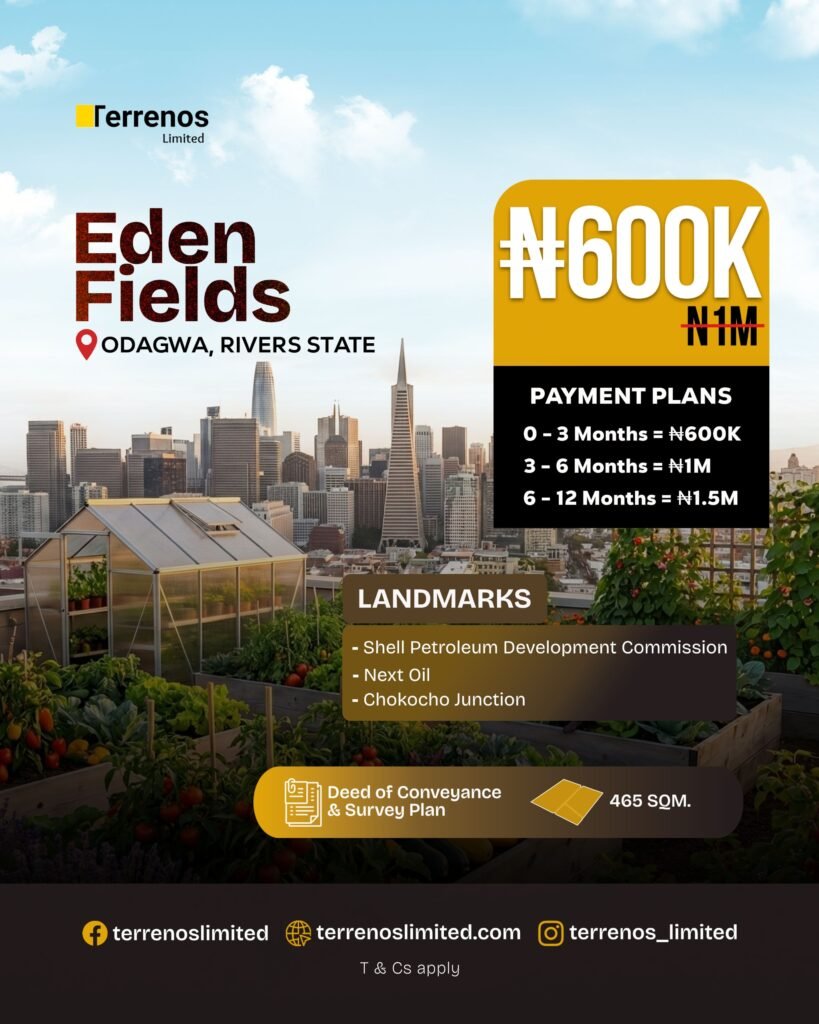 Eden field - Odagwa, Etche Local Govt